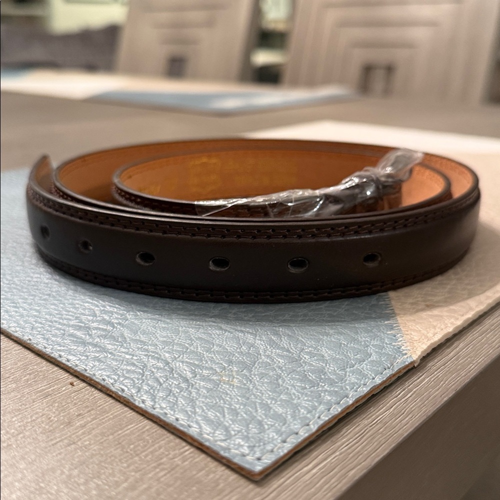 Brown Barbados Leather Belt XL 42-44